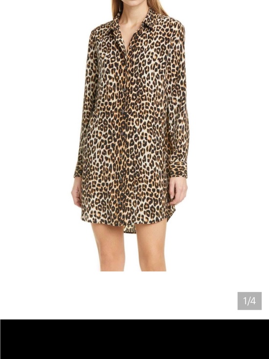 Weekend Max Mara Dresses & Skirts - Weekend Max Mara silk Leopard Print Midi Dress in Tan and Black